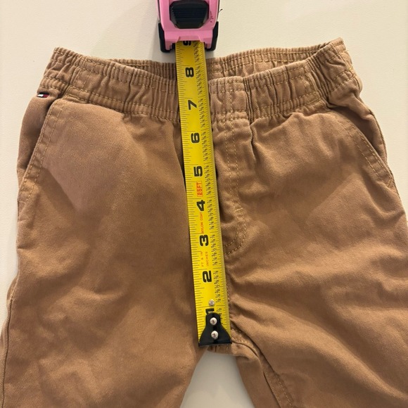Tommy Hilfiger Kids Pants 3T Camel Tan Pull On Elastic Waistband 100% Cotton - Picture 12 of 13